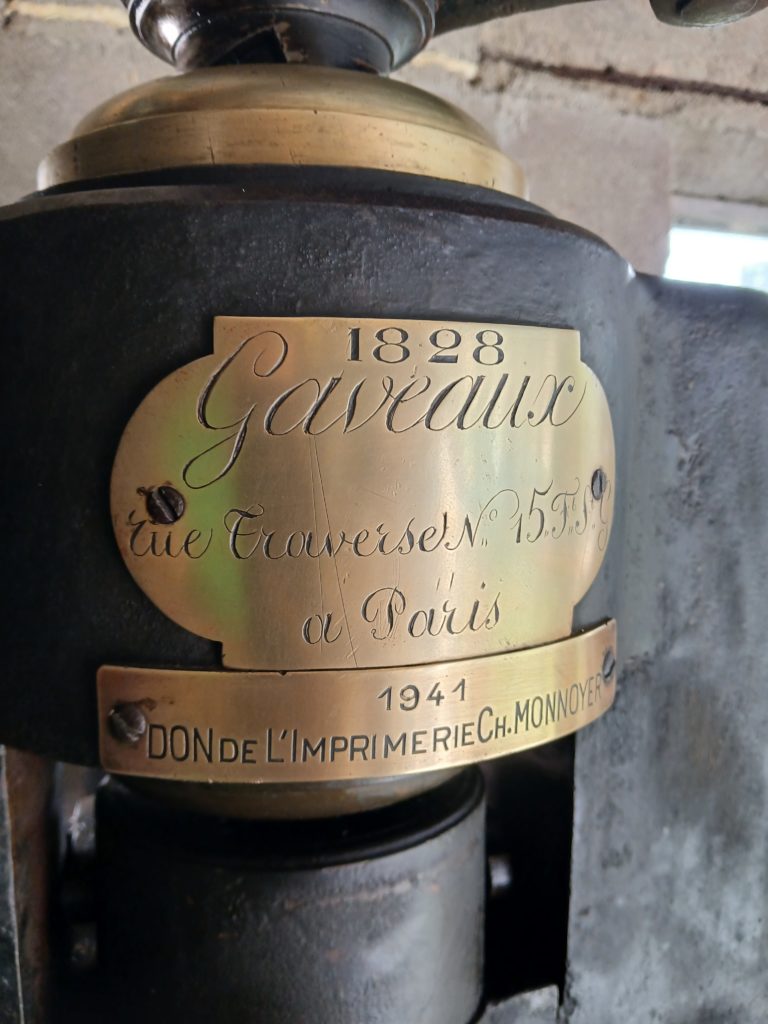 Presse Gaveaux 1828 Stanhope